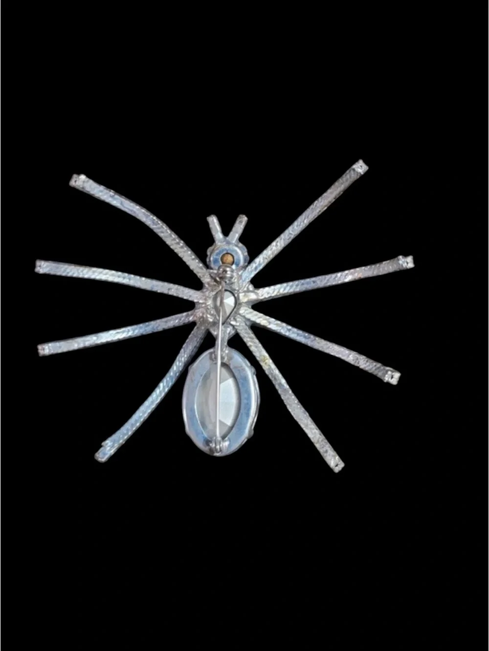 Huge Rare Eisenberg Vintage Crystal Spider Brooch